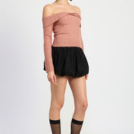 OFF SHOULDER SWEATER TOP-Emory Park-[option4]-[option5]-[option6]-[option7]-[option8]-Shop-Boutique-Clothing-for-Women-Online