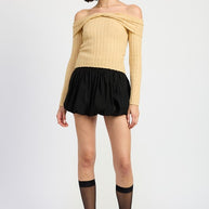 OFF SHOULDER SWEATER TOP-Emory Park-[option4]-[option5]-[option6]-[option7]-[option8]-Shop-Boutique-Clothing-for-Women-Online