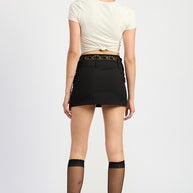 PEAKABOO LACE TRIM MINI SKIRT-Emory Park-[option4]-[option5]-[option6]-[option7]-[option8]-Shop-Boutique-Clothing-for-Women-Online