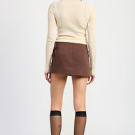 MINI LOW WAISTED SKIRT WITH RIBBON TIES-Emory Park-[option4]-[option5]-[option6]-[option7]-[option8]-Shop-Boutique-Clothing-for-Women-Online