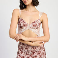 LACE CONTRASTED MIDI DRESS WITH SIDE SLIT-Emory Park-[option4]-[option5]-[option6]-[option7]-[option8]-Shop-Boutique-Clothing-for-Women-Online