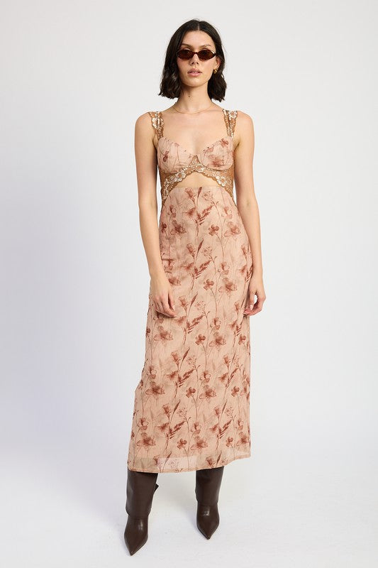 LACE CONTRAST MAXI DRESS-Emory Park-[option4]-[option5]-[option6]-[option7]-[option8]-Shop-Boutique-Clothing-for-Women-Online