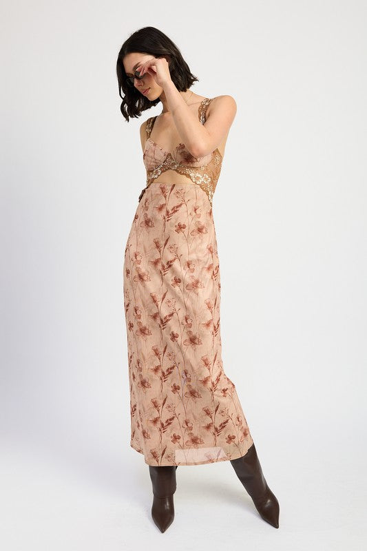LACE CONTRAST MAXI DRESS-Emory Park-[option4]-[option5]-[option6]-[option7]-[option8]-Shop-Boutique-Clothing-for-Women-Online