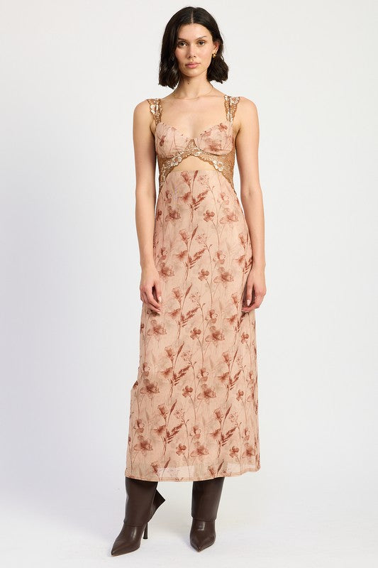 LACE CONTRAST MAXI DRESS-Emory Park-[option4]-[option5]-[option6]-[option7]-[option8]-Shop-Boutique-Clothing-for-Women-Online