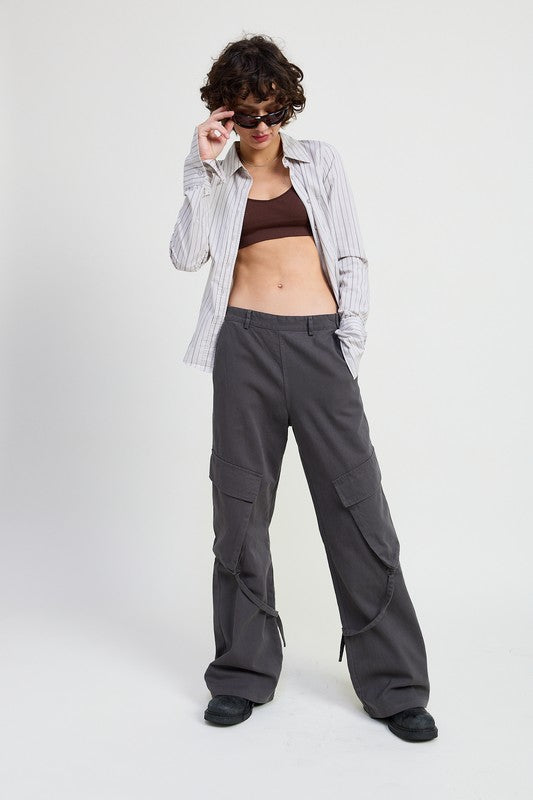 CARGO PANTS WITH POCKET DETAIL-Emory Park-[option4]-[option5]-[option6]-[option7]-[option8]-Shop-Boutique-Clothing-for-Women-Online