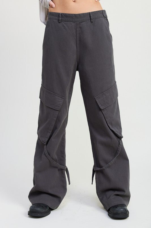 CARGO PANTS WITH POCKET DETAIL-Emory Park-[option4]-[option5]-[option6]-[option7]-[option8]-Shop-Boutique-Clothing-for-Women-Online