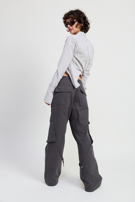 CARGO PANTS WITH POCKET DETAIL-Emory Park-[option4]-[option5]-[option6]-[option7]-[option8]-Shop-Boutique-Clothing-for-Women-Online
