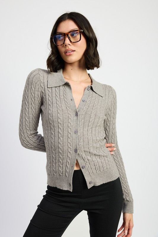 CABLE KNIT CARDIGAN TOP-Emory Park-[option4]-[option5]-[option6]-[option7]-[option8]-Shop-Boutique-Clothing-for-Women-Online