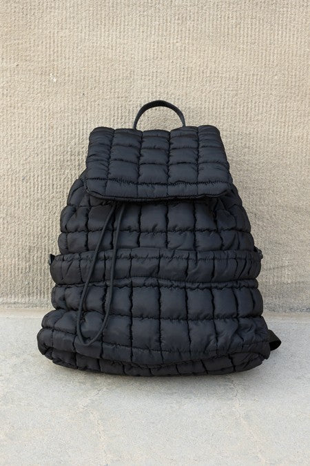 Stevie Quilted Puffer Backpack-Aili's Corner-[option4]-[option5]-[option6]-[option7]-[option8]-Shop-Boutique-Clothing-for-Women-Online