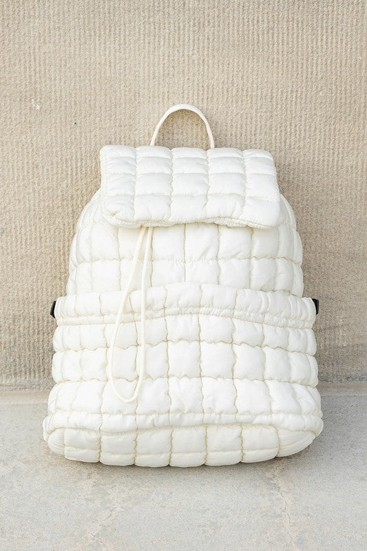 Stevie Quilted Puffer Backpack-Aili's Corner-[option4]-[option5]-[option6]-[option7]-[option8]-Shop-Boutique-Clothing-for-Women-Online