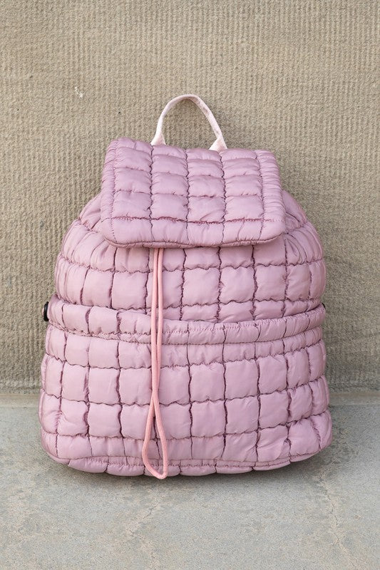 Stevie Quilted Puffer Backpack-Aili's Corner-[option4]-[option5]-[option6]-[option7]-[option8]-Shop-Boutique-Clothing-for-Women-Online