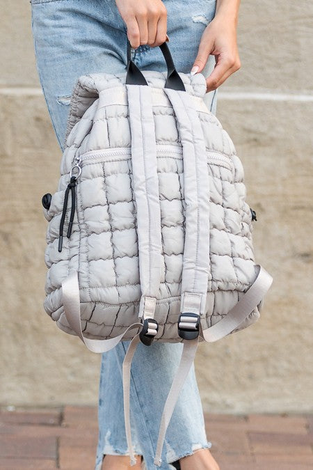 Stevie Quilted Puffer Backpack-Aili's Corner-[option4]-[option5]-[option6]-[option7]-[option8]-Shop-Boutique-Clothing-for-Women-Online