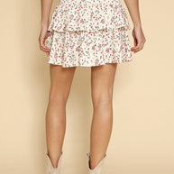 Floral smocked ruffle mini skirt-Miss Sparkling-[option4]-[option5]-[option6]-[option7]-[option8]-Shop-Boutique-Clothing-for-Women-Online