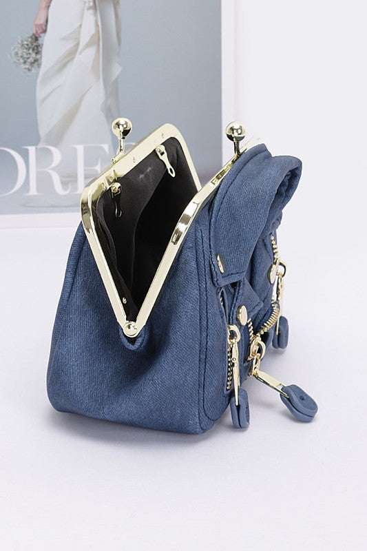 Denim Jacket Iconic Swing Bag-LA Jewelry Plaza-[option4]-[option5]-[option6]-[option7]-[option8]-Shop-Boutique-Clothing-for-Women-Online
