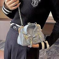 Denim Jacket Iconic Swing Bag-LA Jewelry Plaza-[option4]-[option5]-[option6]-[option7]-[option8]-Shop-Boutique-Clothing-for-Women-Online