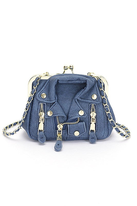 Denim Jacket Iconic Swing Bag-LA Jewelry Plaza-[option4]-[option5]-[option6]-[option7]-[option8]-Shop-Boutique-Clothing-for-Women-Online
