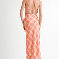 HALTER MAXI SATIN DRESS WITH OPEN BACK-Emory Park-[option4]-[option5]-[option6]-[option7]-[option8]-Shop-Boutique-Clothing-for-Women-Online