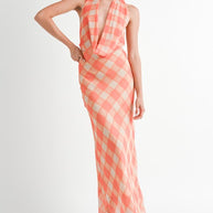 HALTER MAXI SATIN DRESS WITH OPEN BACK-Emory Park-[option4]-[option5]-[option6]-[option7]-[option8]-Shop-Boutique-Clothing-for-Women-Online