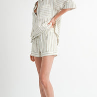 STRIPPED SHORTS WITH WAIST TIE-Emory Park-[option4]-[option5]-[option6]-[option7]-[option8]-Shop-Boutique-Clothing-for-Women-Online