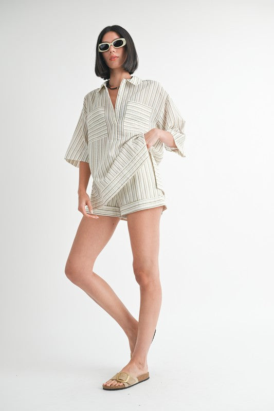 STRIPPED SHORTS WITH WAIST TIE-Emory Park-[option4]-[option5]-[option6]-[option7]-[option8]-Shop-Boutique-Clothing-for-Women-Online