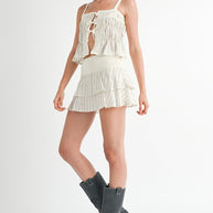 MIXED KNIT SKORT-Emory Park-[option4]-[option5]-[option6]-[option7]-[option8]-Shop-Boutique-Clothing-for-Women-Online