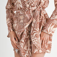 WRAPPED BUTTON UP MINI DRESS-Emory Park-[option4]-[option5]-[option6]-[option7]-[option8]-Shop-Boutique-Clothing-for-Women-Online