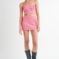 MINI CROCHET SKIRT-Emory Park-[option4]-[option5]-[option6]-[option7]-[option8]-Shop-Boutique-Clothing-for-Women-Online