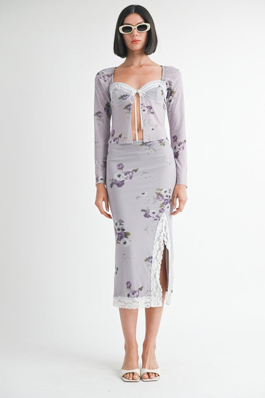 FLY AWAY FLORAL TOP WITH LACE-Emory Park-[option4]-[option5]-[option6]-[option7]-[option8]-Shop-Boutique-Clothing-for-Women-Online