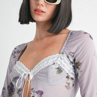 FLY AWAY FLORAL TOP WITH LACE-Emory Park-[option4]-[option5]-[option6]-[option7]-[option8]-Shop-Boutique-Clothing-for-Women-Online