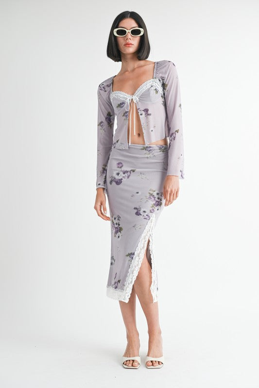 FLY AWAY FLORAL TOP WITH LACE-Emory Park-[option4]-[option5]-[option6]-[option7]-[option8]-Shop-Boutique-Clothing-for-Women-Online