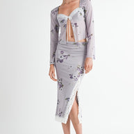 FLY AWAY FLORAL TOP WITH LACE-Emory Park-[option4]-[option5]-[option6]-[option7]-[option8]-Shop-Boutique-Clothing-for-Women-Online