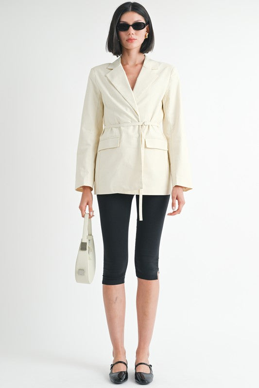 BLAZER WITH WAIST BELT-Emory Park-[option4]-[option5]-[option6]-[option7]-[option8]-Shop-Boutique-Clothing-for-Women-Online
