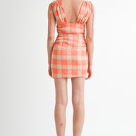 SHIRRED MINI DRESS WITH SHOULDER TIE-Emory Park-[option4]-[option5]-[option6]-[option7]-[option8]-Shop-Boutique-Clothing-for-Women-Online