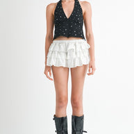 BABYDOLL HOT FIX HALTER TOP-Emory Park-[option4]-[option5]-[option6]-[option7]-[option8]-Shop-Boutique-Clothing-for-Women-Online