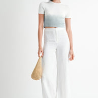 OMBRE CREW NECK CROPPED TOP-Emory Park-[option4]-[option5]-[option6]-[option7]-[option8]-Shop-Boutique-Clothing-for-Women-Online