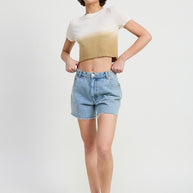 OMBRE CREW NECK CROPPED TOP-Emory Park-[option4]-[option5]-[option6]-[option7]-[option8]-Shop-Boutique-Clothing-for-Women-Online