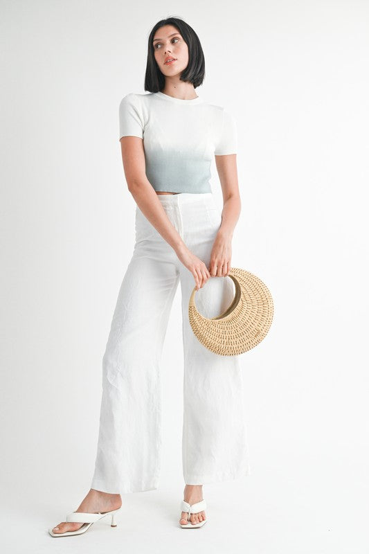 OMBRE CREW NECK CROPPED TOP-Emory Park-[option4]-[option5]-[option6]-[option7]-[option8]-Shop-Boutique-Clothing-for-Women-Online