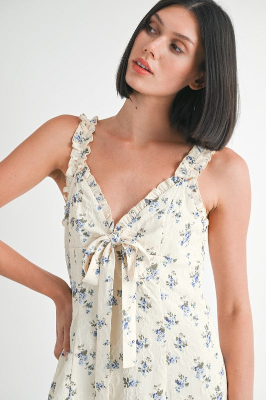 MINI RUFFLE BOW TIE DRESS-Emory Park-[option4]-[option5]-[option6]-[option7]-[option8]-Shop-Boutique-Clothing-for-Women-Online