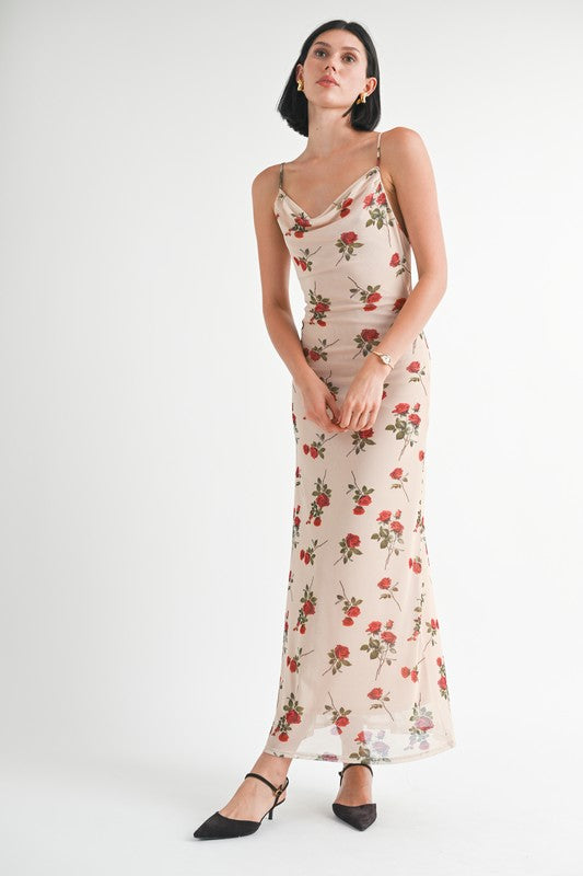 COWL NECK MAXI DRESS WITH OPEN BACK-Emory Park-[option4]-[option5]-[option6]-[option7]-[option8]-Shop-Boutique-Clothing-for-Women-Online