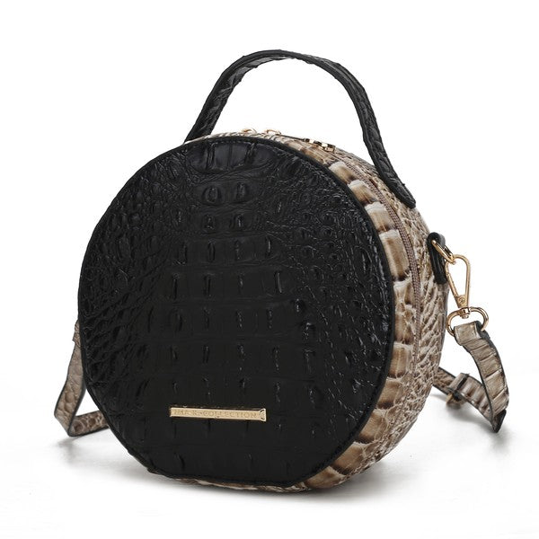 The Ynnari Croc-Embossed Crossbody Bag by Mia K.-MKF Collection by Mia K-[option4]-[option5]-[option6]-[option7]-[option8]-Shop-Boutique-Clothing-for-Women-Online