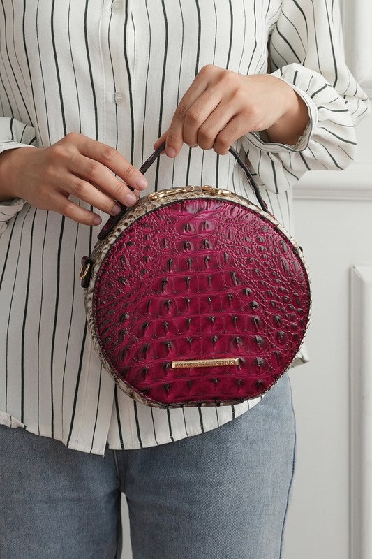 The Ynnari Croc-Embossed Crossbody Bag by Mia K.-MKF Collection by Mia K-[option4]-[option5]-[option6]-[option7]-[option8]-Shop-Boutique-Clothing-for-Women-Online