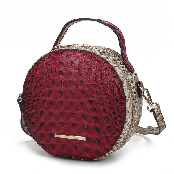 The Ynnari Croc-Embossed Crossbody Bag by Mia K.-MKF Collection by Mia K-[option4]-[option5]-[option6]-[option7]-[option8]-Shop-Boutique-Clothing-for-Women-Online