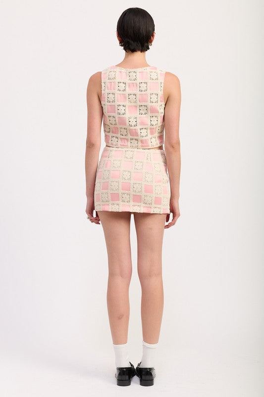 MINI JACQUARD SKIRT-Emory Park-[option4]-[option5]-[option6]-[option7]-[option8]-Shop-Boutique-Clothing-for-Women-Online