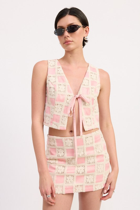 MINI JACQUARD SKIRT-Emory Park-[option4]-[option5]-[option6]-[option7]-[option8]-Shop-Boutique-Clothing-for-Women-Online