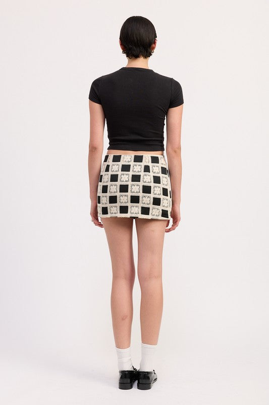 MINI JACQUARD SKIRT-Emory Park-[option4]-[option5]-[option6]-[option7]-[option8]-Shop-Boutique-Clothing-for-Women-Online