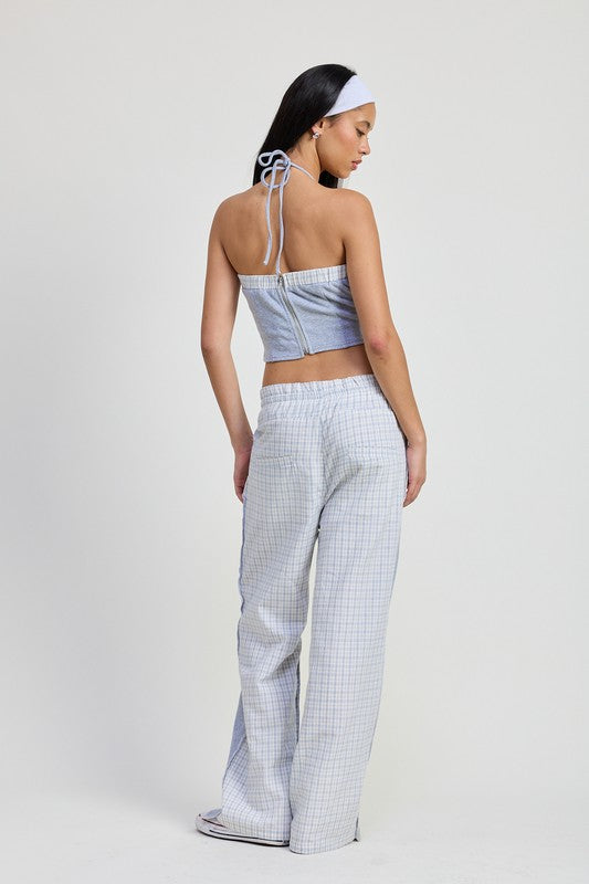 DOUBLE WAIST STRAIGHT LEG PANTS-Emory Park-[option4]-[option5]-[option6]-[option7]-[option8]-Shop-Boutique-Clothing-for-Women-Online