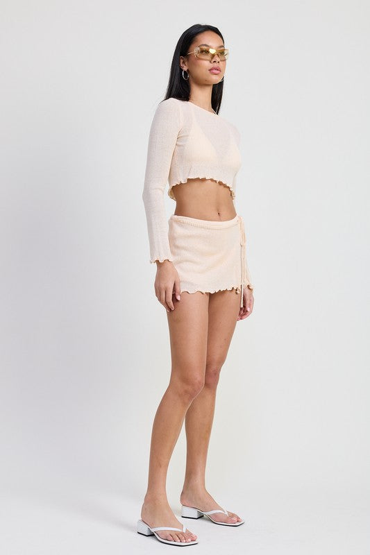 MINI WRAP SKORT-Emory Park-[option4]-[option5]-[option6]-[option7]-[option8]-Shop-Boutique-Clothing-for-Women-Online