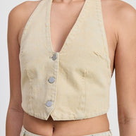 BUTTON DOWN HALTER NECK TOP-Emory Park-[option4]-[option5]-[option6]-[option7]-[option8]-Shop-Boutique-Clothing-for-Women-Online