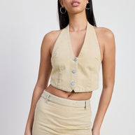 DENIM MINI SKIRT WITH TIE DYE DETAIL-Emory Park-[option4]-[option5]-[option6]-[option7]-[option8]-Shop-Boutique-Clothing-for-Women-Online