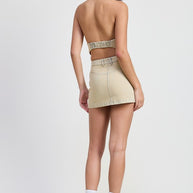 DENIM MINI SKIRT WITH TIE DYE DETAIL-Emory Park-[option4]-[option5]-[option6]-[option7]-[option8]-Shop-Boutique-Clothing-for-Women-Online